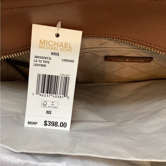 Jet Set Large NEW Crossgrain Leather Top-Zip Tote Bag - Picture 9 of 9